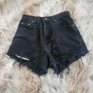 Eddie Bauer Black Denim Shorts